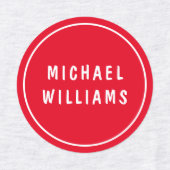 Minimale aangepaste labels voor speciale namen (Design 2)