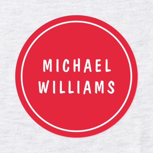 Minimale aangepaste labels voor speciale namen (Design 2)