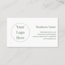 Minimale aangepaste moderne pagina groen wit