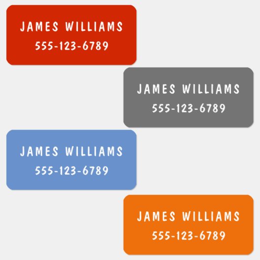 Minimale aangepaste, moderne, persoonlijke kleding labels (Groep)