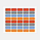 Minimale aangepaste, moderne, persoonlijke kleding labels (Vel)