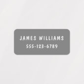 Minimale aangepaste, moderne, persoonlijke kleding labels (Design 2)