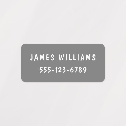 Minimale aangepaste, moderne, persoonlijke kleding labels (Design 2)