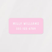 Minimale aangepaste, moderne, persoonlijke kleding labels (Design 1)