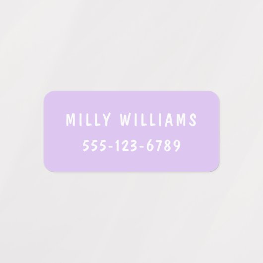 Minimale aangepaste, moderne, persoonlijke kleding labels (Design 2)