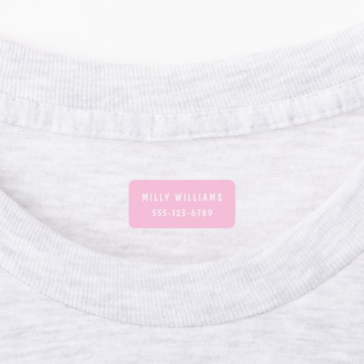 Minimale aangepaste, moderne, persoonlijke kleding labels (Aangebracht)