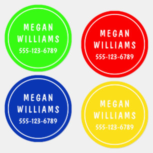 Minimale aangepaste, moderne, persoonlijke kleding labels
