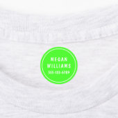 Minimale aangepaste, moderne, persoonlijke kleding labels (Aangebracht)