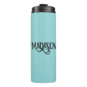 Minimale aangepaste naam en kleur thermosbeker (Voorkant)