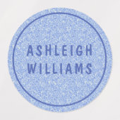 Minimale aangepaste persoonlijke meisjesnaam labels (Design 2)