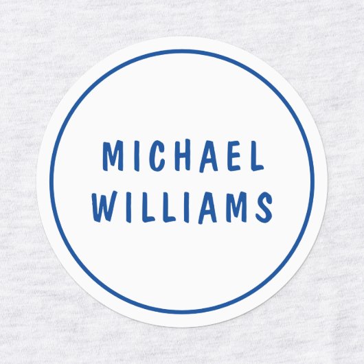 Minimale aangepaste persoonlijke naam labels (Design 1)