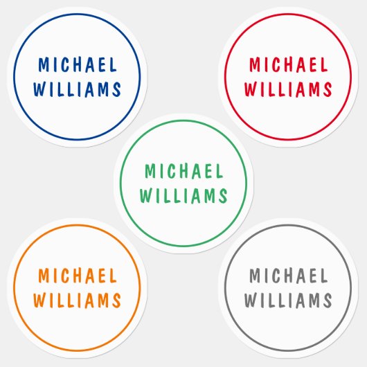 Minimale aangepaste persoonlijke padnaam kleding labels (Groep)