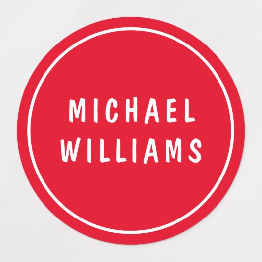 Minimale aangepaste persoonlijke padnamen voor lab labels (Design 2)