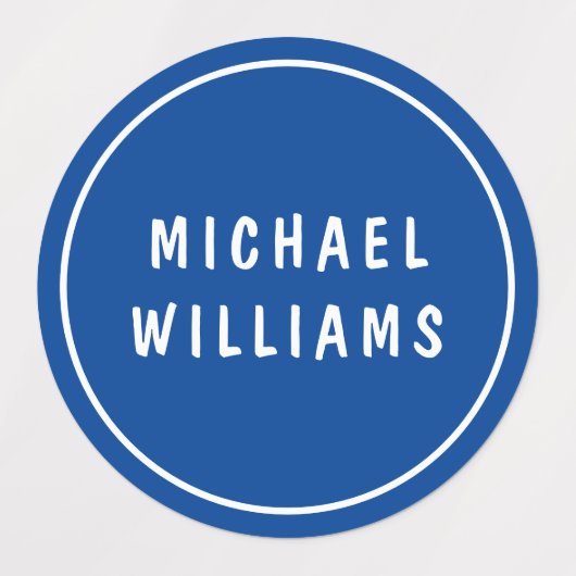 Minimale aangepaste persoonlijke padnamen voor lab labels (Design 1)