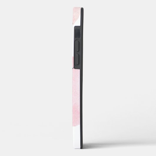 Minimale aangepaste roze Case-Mate iPhone case (Achterkant / Links)