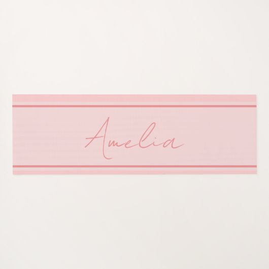 Minimale aangepaste roze yogamat (Achterkant (horizontaal))