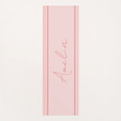 Minimale aangepaste roze yogamat (Voorkant)