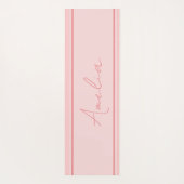 Minimale aangepaste roze yogamat (Achterkant)