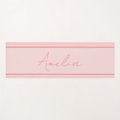Minimale aangepaste roze yogamat (Voorkant (horizontaal))