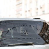 Minimale aangepaste tekst Zakelijk logo Auto vrach Raamsticker
