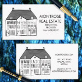 Minimale aangepaste woning in de vorm van een vast visitekaartje