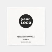 Minimale aangepaste zakelijke Logo Servet (Voorkant)