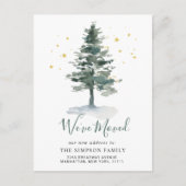 Minimale aankondiging van de exogene boompijn briefkaart (Voorkant)