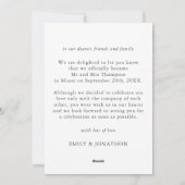 Minimale aankondiging van de foto van de Uitlopeme (Achterkant)