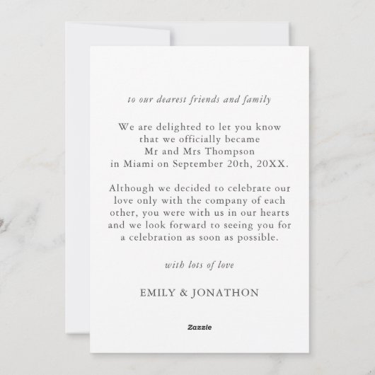 Minimale aankondiging van de foto van de Uitlopeme (Achterkant)