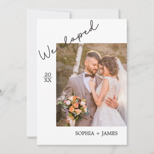 Minimale aankondiging van de fotowedstrijd (Voorkant)