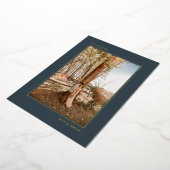 Minimale aankondiging van grijs goudhuwelijk (Gedraaid)