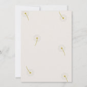 Minimale aankondiging van Neutrale beige zwangersc (Achterkant)