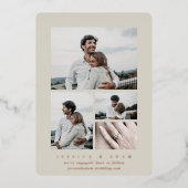 Minimale aankondiging van Verloving voor multi-fot (Voorkant)