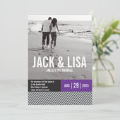 Minimale aankondigingen voor 'Save the Date' | Tro (Staand voorkant)