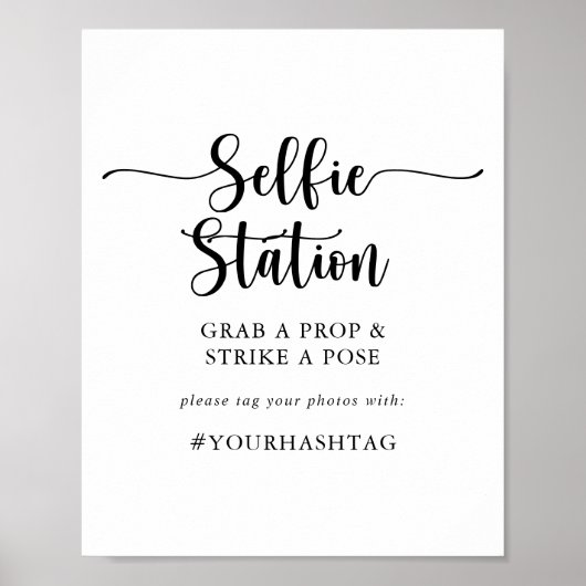Minimale aanmelding van het Selfie-station voor ka Poster (Voorkant)