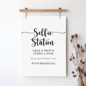 Minimale aanmelding van het Selfie-station voor ka Poster
