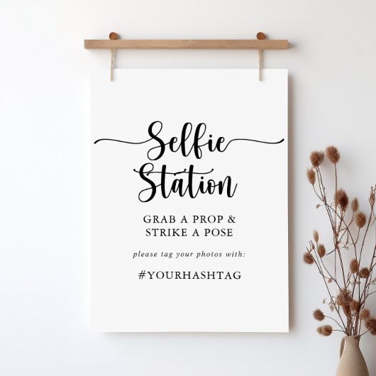 Minimale aanmelding van het Selfie-station voor ka Poster