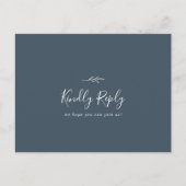 Minimale aanvraag voor RSVP-Briefkaart voor leiste Uitnodiging Briefkaart (Voorkant)