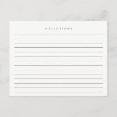 Minimale aanvraag voor Vrijgezellenfeest met bloos Briefkaart (Achterkant)