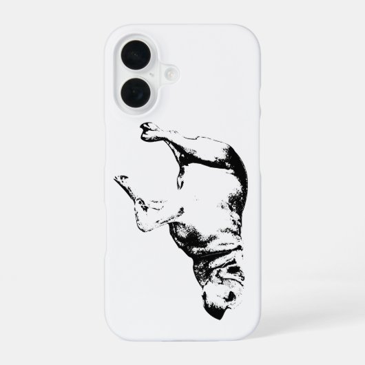Minimale aanwezigheid van de pomp iPhone 16 hoesje (Achterkant)