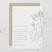 Minimale aardbevingssport bedankkaart (Voorkant / Achterkant)