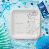 Minimale aardbevingssport papieren bordje (Feest)