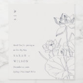 Minimale aardbevingssport wijn etiket (Enkel label)