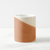 Minimale aardetone golfbeker koffiemok (Center)