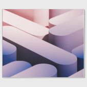 Minimale abstracte achtergrond. Blauw en roze Cadeaupapier (Vlak)