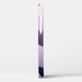 Minimale abstracte achtergrond. Blauw en roze Case-Mate iPhone Case (Achterkant / Links)