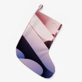 Minimale abstracte achtergrond. Blauw en roze Kleine Kerstsok (Voorkant (Hangend))