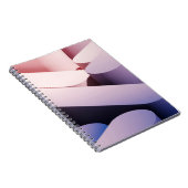 Minimale abstracte achtergrond. Blauw en roze Notitieboek (Rechterzijde)