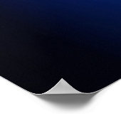 Minimale abstracte achtergrond. Blauw en roze Poster (Hoek)