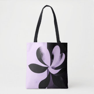Minimale Abstracte Bloem Tote Tas